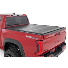Rough Country Hard Low Profile Bed Cover | 5'7" Bed | Cargo Mgmt | Toyota Tundra (22-26)