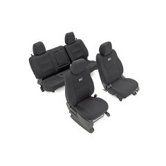 Rough Country Seat Covers | FR & RR | Crew Cab | Nissan Frontier 2WD/4WD (2022-2026)