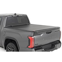 Rough Country Hard Tri-Fold Flip Up Bed Cover | 5'7" | Toyota Tundra 2WD/4WD (2022-2026)