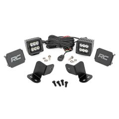 Rough Country LED Light Kit | Rear Mount | 2" Black Pair | Segway 570 F