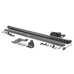 Rough Country LED Light Mount | 50" Black Single Row | CFMOTO UFORCE U10 Pro
