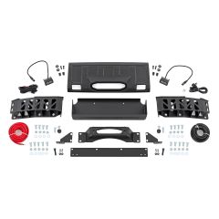Rough Country FXS Hidden Winch Mount | White SAE | Fog | Toyota Land Cruiser 4WD (24-26)