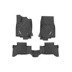 Rough Country Flex-Fit Floor Mats | FR & RR | Toyota Land Cruiser 4WD (2024-2026)