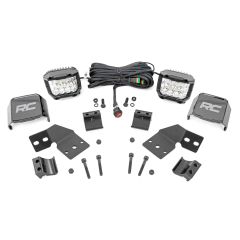 Rough Country LED Light Kit | Front Mount | 3" Chrome Pair | Wide Angle | Polaris XPEDITION ADV 5