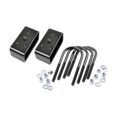 Rough Country 2 Inch Block & U-Bolt Kit | Ford F-250 Super Duty 2WD/4WD (2005-2010)