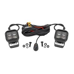 Rough Country 2 Inch SAE Driving Light Pods | Pair
