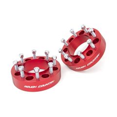 Rough Country 2 Inch Wheel Spacers | 8x170 | Red | Ford F-250/F-350 Super Duty 4WD (03-26)