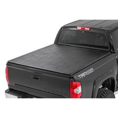 Rough Country Soft Tri-Fold Bed Cover | 5'7" Bed | No OE Rail | Toyota Tundra (07-21)