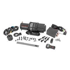 Rough Country 4500-LB Winch W/ Remote | UTV | Synthetic Rope