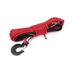 Rough Country Synthetic Rope | 1/4 Inch | 50 Ft | Red