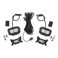 Rough Country 5 Inch Light Pods | White/Amber DRL | Flood | Pair