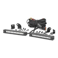 Rough Country 6 Inch Chrome Series LED Light Bar| Slim Line | Pair
