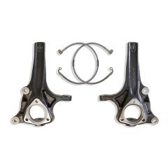 MaxTrac 2019-2024 RAM 1500 (6-LUG) 2WD 4" LIFT SPINDLES W/ BRAKE LINES