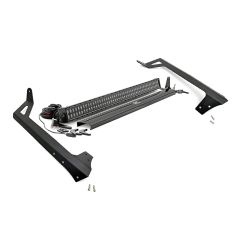 Rough Country LED Light Kit | Windshield Mount | 50" Black Dual Row | Jeep Wrangler JK (07-18)