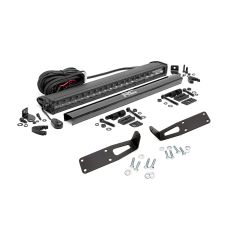 Rough Country LED Light Kit | Bumper Mount | 20" Black Single Row | Ram 2500 (03-18)/3500 (03-18)