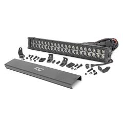Rough Country 20 Inch Black Series LED Light Bar | Dual Row | Cool White DRL