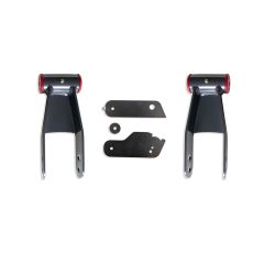 MaxTrac 2019-2025 SILVERADO/SIERRA 1500 2WD/4WD 2" LOWERING SHACKLES & SENSOR BRACKETS (ADAPTIVE RIDE MODELS)