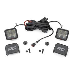 Rough Country LED Light Kit | Ditch Mount | 2" Spectrum Pair | Spot Pattern | Ford Bronco (21-26)