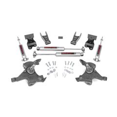 Rough Country Lowering Kit | 2 Inch FR | 4 Inch RR | Chevy C1500/K1500 Truck 2WD (88-99)