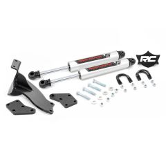 Rough Country V2 Steering Stabilizer | Dual | 2.5-8 Inch Lift | Ram 2500 (14-26)/3500 (13-26)