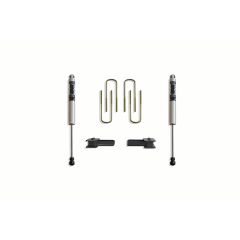 MaxTrac 2021-2025 F-150 2WD 2" REAR LIFT BOX KIT W/ FOX SHOCKS