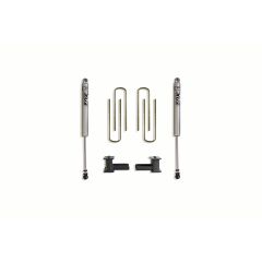 MaxTrac 2021-2025 F-150 2WD 4" REAR LIFT BOX KIT W/ FOX SHOCKS