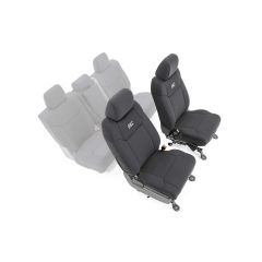 Rough Country Seat Covers | Front W/ Console Cover | Toyota Tundra 2WD/4WD (2014-2021)