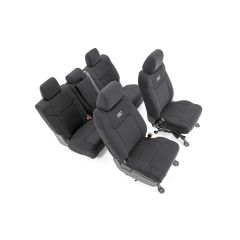 Rough Country Seat Covers | FR w/ Console Cover and Rear | Toyota Tundra 2WD/4WD (14-21)