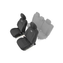 Rough Country Seat Covers | Front | Double Cab | Toyota Tacoma 2WD/4WD (2016-2023)