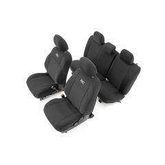 Rough Country Seat Covers | FR & RR | Double Cab | Toyota Tacoma 2WD/4WD (2016-2023)