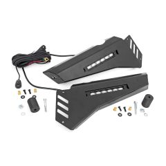 Rough Country Bumper Wings | Stinger | 6" Led Combo | Honda Pioneer 1000 