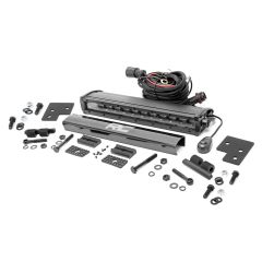 Rough Country LED Light Kit | Bumper Mount | 12" Black Single Row | Polaris Ranger XP 1000