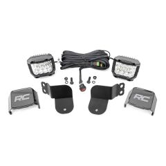 Rough Country LED Light Kit | Cage Mount | 3" OSRAM | Wide Angle | Polaris General XP 4 1000