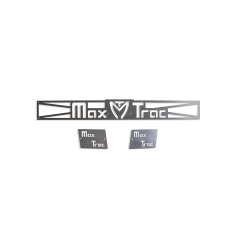 MaxTrac 2007-2018 SILVERADO/SIERRA 1500 2WD/4WD ALUMINUM LOGO PLATES FOR SUBFRAME LIFT KITS