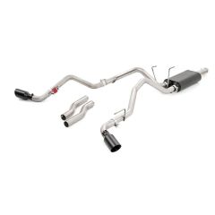 Rough Country Performance Cat-Back Exhaust | Stainless | 4.7L/5.7L | Ram 1500 2WD/4WD (2009-2018 & Classic)
