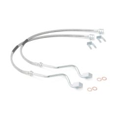 Rough Country Brake Lines | Stainless | FR | 4-8 Inch Lift | Ford F-250/F-350 Super Duty (99-04)