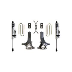 MaxTrac 2002-2008 RAM 1500 (5-LUG) 2WD 4.5" LIFT KIT (VULCAN RESERVOIR SHOCKS)