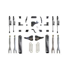 MaxTrac 2017-2022 F-250/F-350 4WD DIESEL 8" LIFT KIT W/ 4-LINKS (VULCAN RESERVOIR SHOCKS)