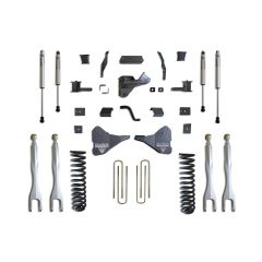 MaxTrac 2023-2025 F-250/F-350 4WD DIESEL 4" LIFT KIT W/ 4-LINKS (FOX SHOCKS)