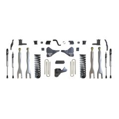 MaxTrac 2023-2025 F-250/F-350 4WD DIESEL 6" LIFT KIT W/ 4-LINKS (VULCAN IFP SHOCKS)
