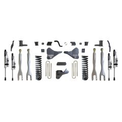 MaxTrac 2023-2025 F-250/F-350 4WD DIESEL 6" LIFT KIT W/ 4-LINKS (VULCAN RESERVOIR SHOCKS)