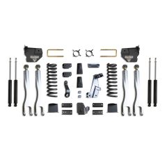 MaxTrac 2014-2018 RAM 2500 4WD DIESEL 8" LIFT KIT W/ 4-LINKS & MAX TRAC SHOCKS (FACTORY REAR AIR RIDE)