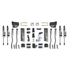 MaxTrac 2014-2018 RAM 2500 4WD DIESEL 8" LIFT KIT W/ 4-LINKS (VULCAN RESERVOIR SHOCKS) (FACTORY REAR AIR RIDE)