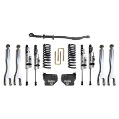 MaxTrac 2013-2026 RAM 3500 4WD DIESEL 2.5" LIFT KIT W/ 4-LINKS (VULCAN RESERVOIR SHOCKS)
