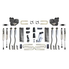 MaxTrac 2013-2018 RAM 3500 4WD DIESEL 4" LIFT KIT W/ 4-LINKS (FOX SHOCKS) (FACTORY REAR AIR RIDE)