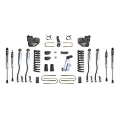 MaxTrac 2013-2018 RAM 3500 4WD DIESEL 4" LIFT KIT W/ 4-LINKS (VULCAN SHOCKS)