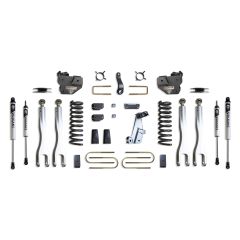 MaxTrac 2013-2018 RAM 3500 4WD DIESEL 4" LIFT KIT W/ 4-LINKS (VULCAN SHOCKS) (FACTORY REAR AIR RIDE)