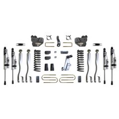 MaxTrac 2013-2018 RAM 3500 4WD DIESEL 4" LIFT KIT W/ 4-LINKS (VULCAN RESERVOIR SHOCKS) (FACTORY REAR AIR RIDE)