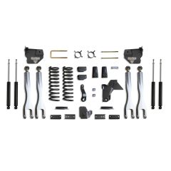 MaxTrac 2019-2026 RAM 2500 4WD DIESEL 4" LIFT KIT W/ 4-LINKS (MAX TRAC SHOCKS) (FACTORY REAR AIR RIDE)