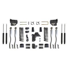 MaxTrac 2019-2024 RAM 2500 4WD DIESEL 8" LIFT KIT W/ 4-LINKS (MAX TRAC SHOCKS) (FACTORY REAR AIR RIDE)